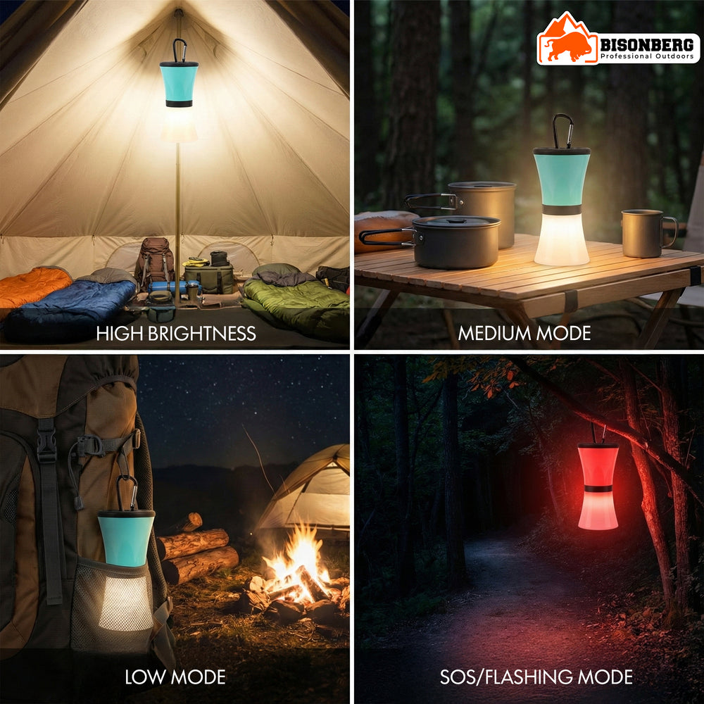 Portable LED Camping Lantern – Rechargeable Outdoor Tent Light image 6