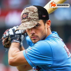Bisonberg Digital Army Print Trucker Cap Military-Inspired Style with Patriotic Edge image 3