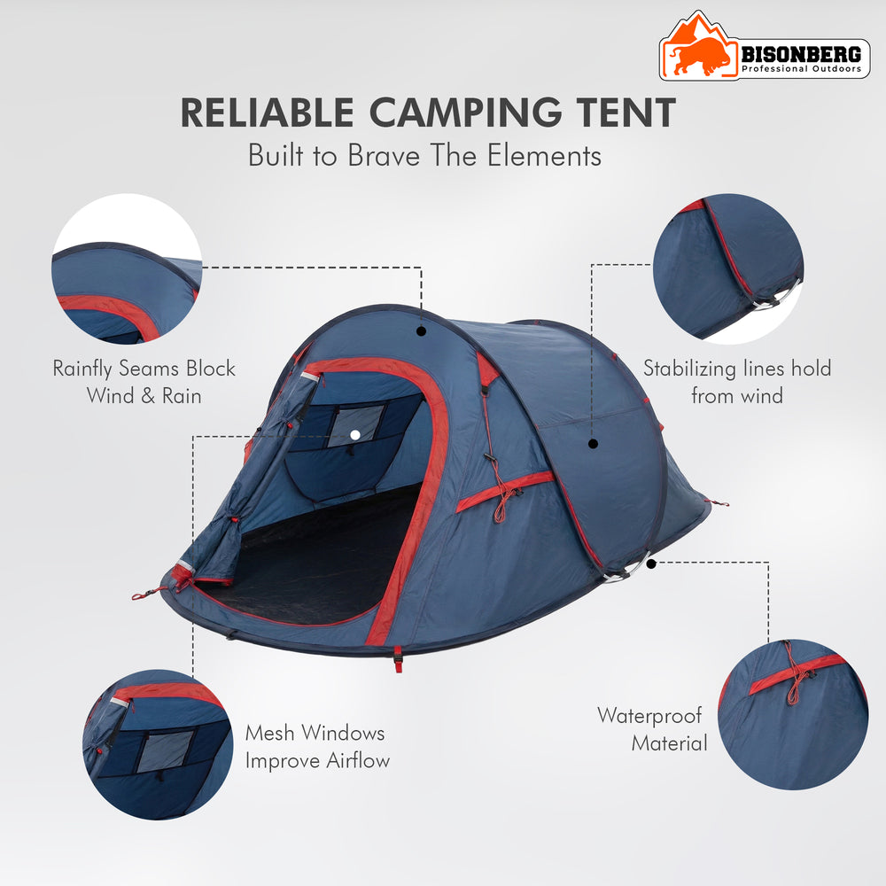 Instant Pop-Up Camping Tent – Waterproof Portable Outdoor Shelter image 2