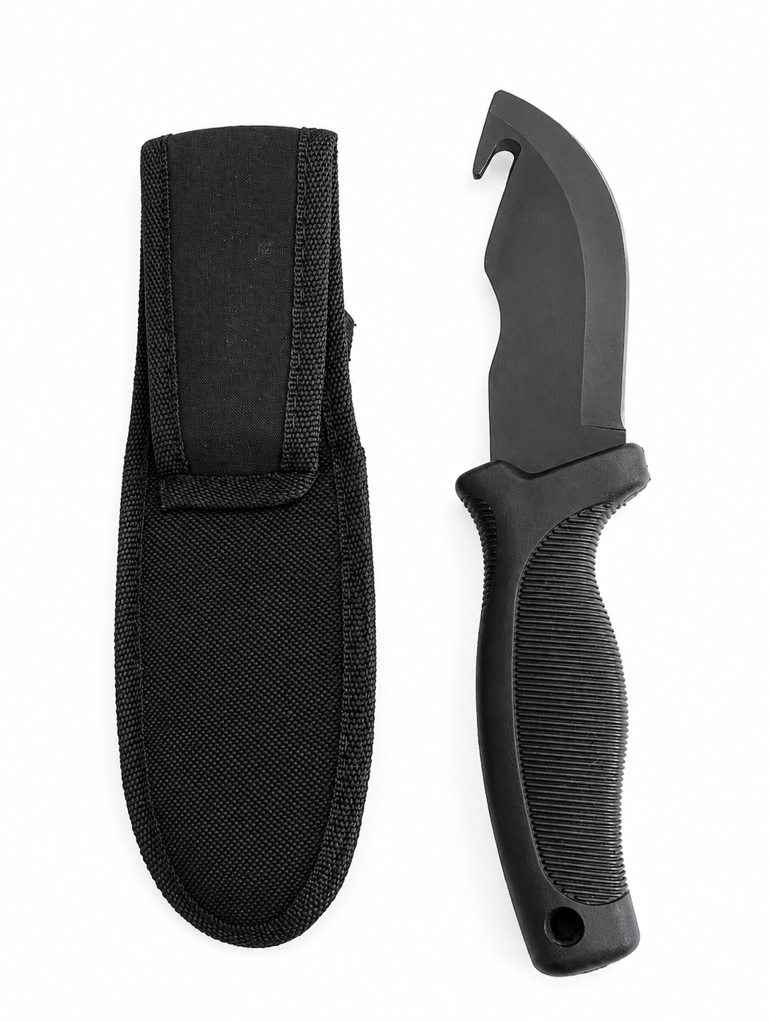 BISONBERG Fixed Blade Tactical Cut Hook Knife With Sheath| Heavy Duty Survival Knife For Camping,Hunting & Outdoor Use