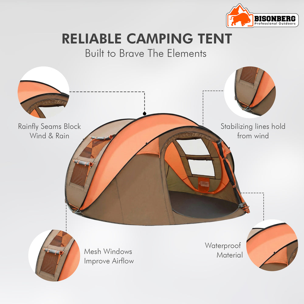 Instant Pop-Up Camping Tent – Waterproof Portable Outdoor Shelter image 1