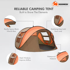 Instant Pop-Up Camping Tent – Waterproof Portable Outdoor Shelter image 1