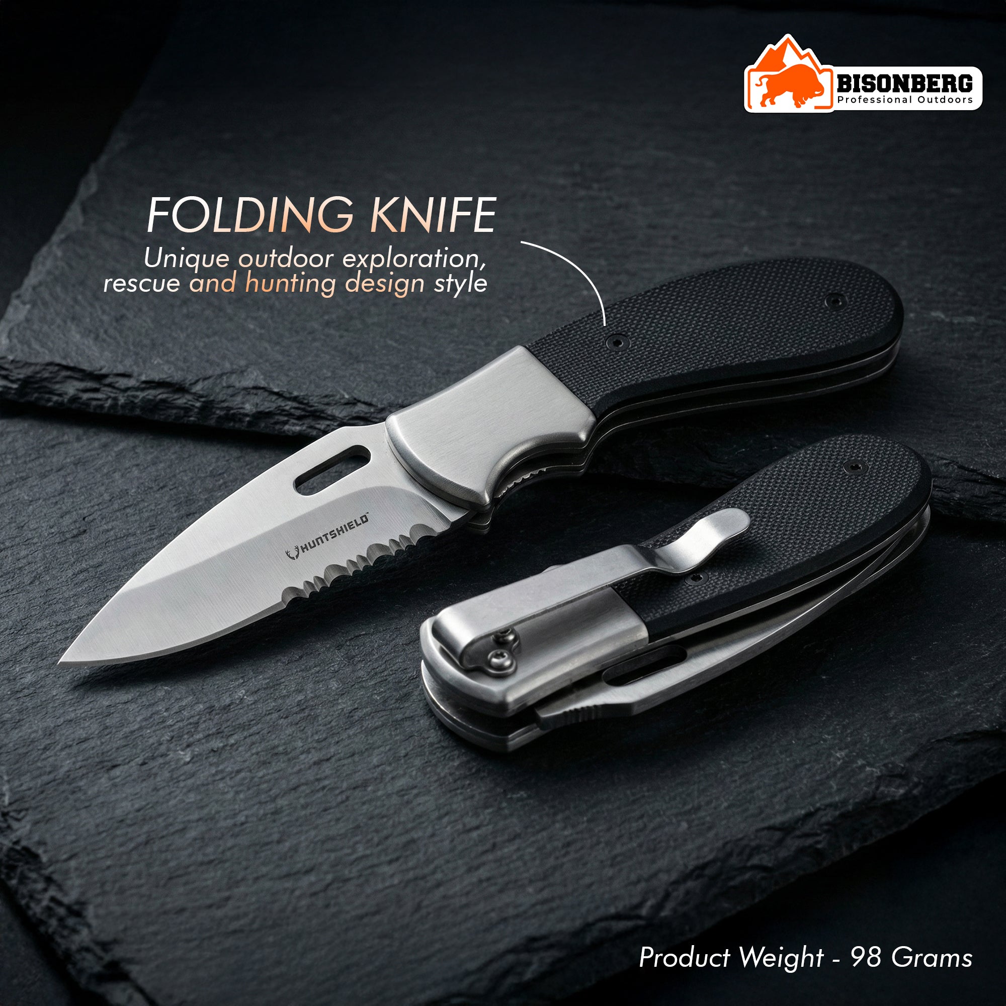Stainless Steel Folding Pocket Knife – Outdoor Camping & Utility Tool image 5