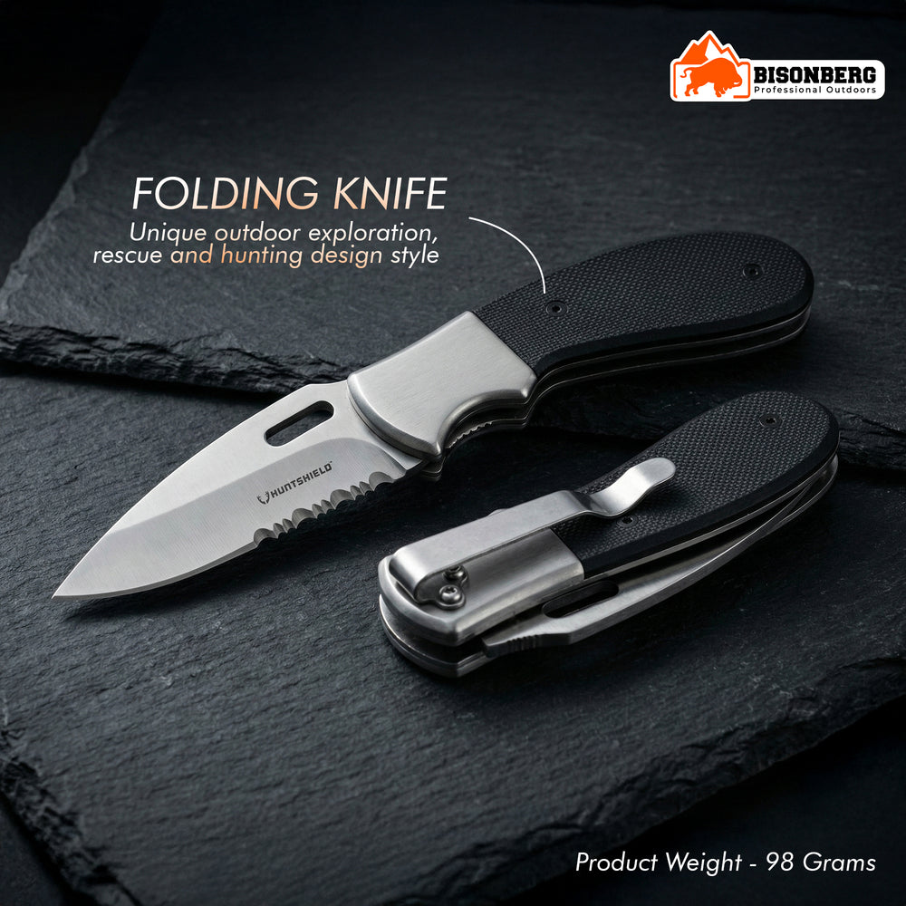Stainless Steel Folding Pocket Knife – Outdoor Camping & Utility Tool image 5
