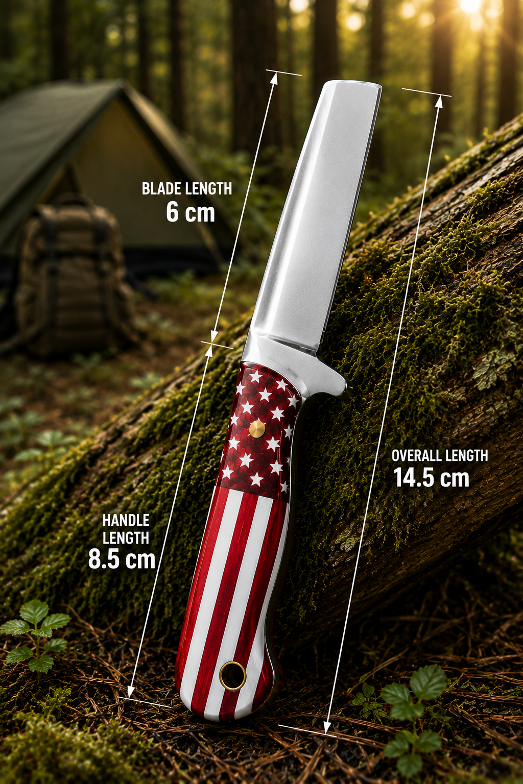 Bisonberg | Fixed Blade Knife – Outdoor Camping & Survival Knife
