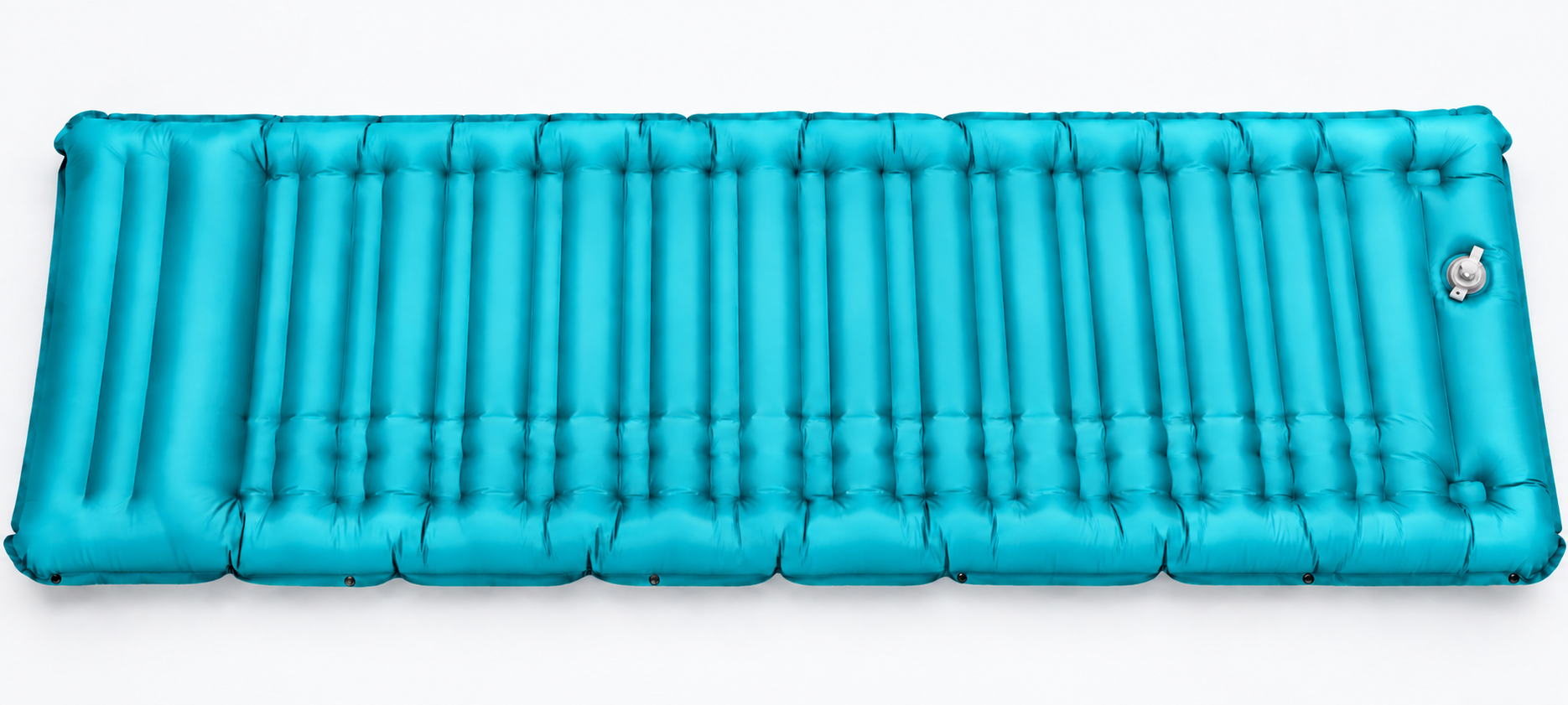 BISONBERG | Camping  Infatble 1- Person Sleeping Pad With Built-In Foot Pump for Comfortable & Outdoor Sleeping Mattres