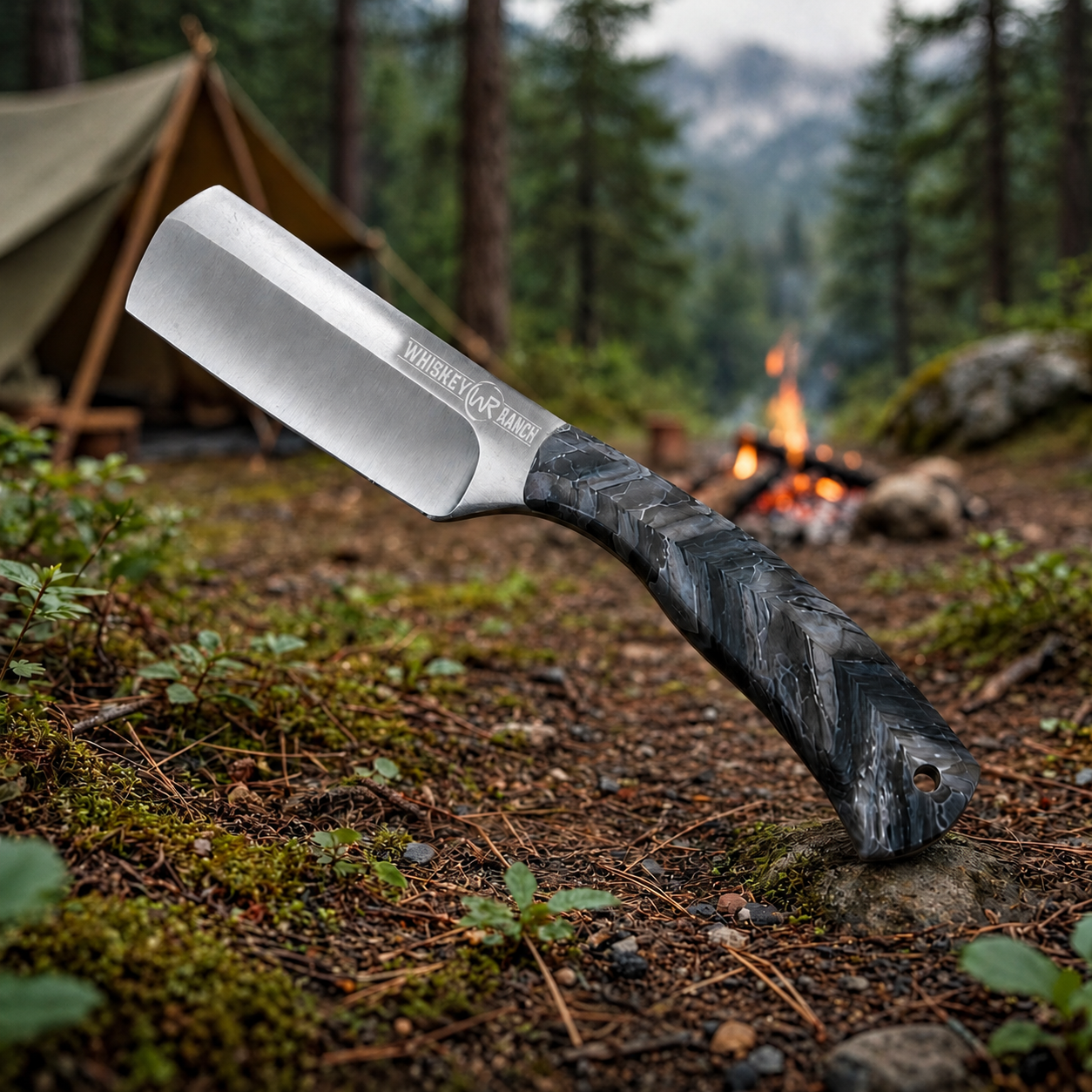 Bisonberg l Fixed Blade  Knife ,Outdoor Camping & Survival Knife