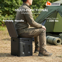 Portable Camping Toilet – Foldable Outdoor Travel Toilet Seat image 1