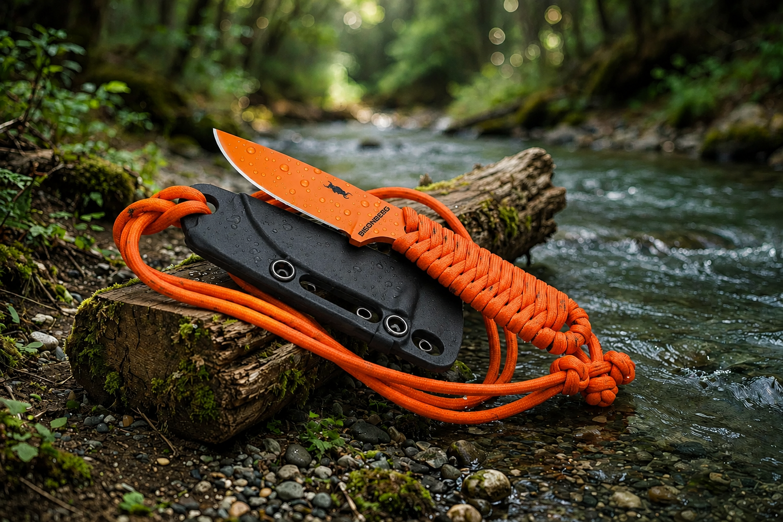 Bisonberg l  fixed Blade,Skeleton Handle,Kitchen Utility And Outdoor Camping Knife, Cutter|