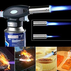 Flamethrower Butane Burner Auto Ignition Camping Weldin Blow Torch for Creme Brulee, Kitchen, Cooking, BBQ image 2