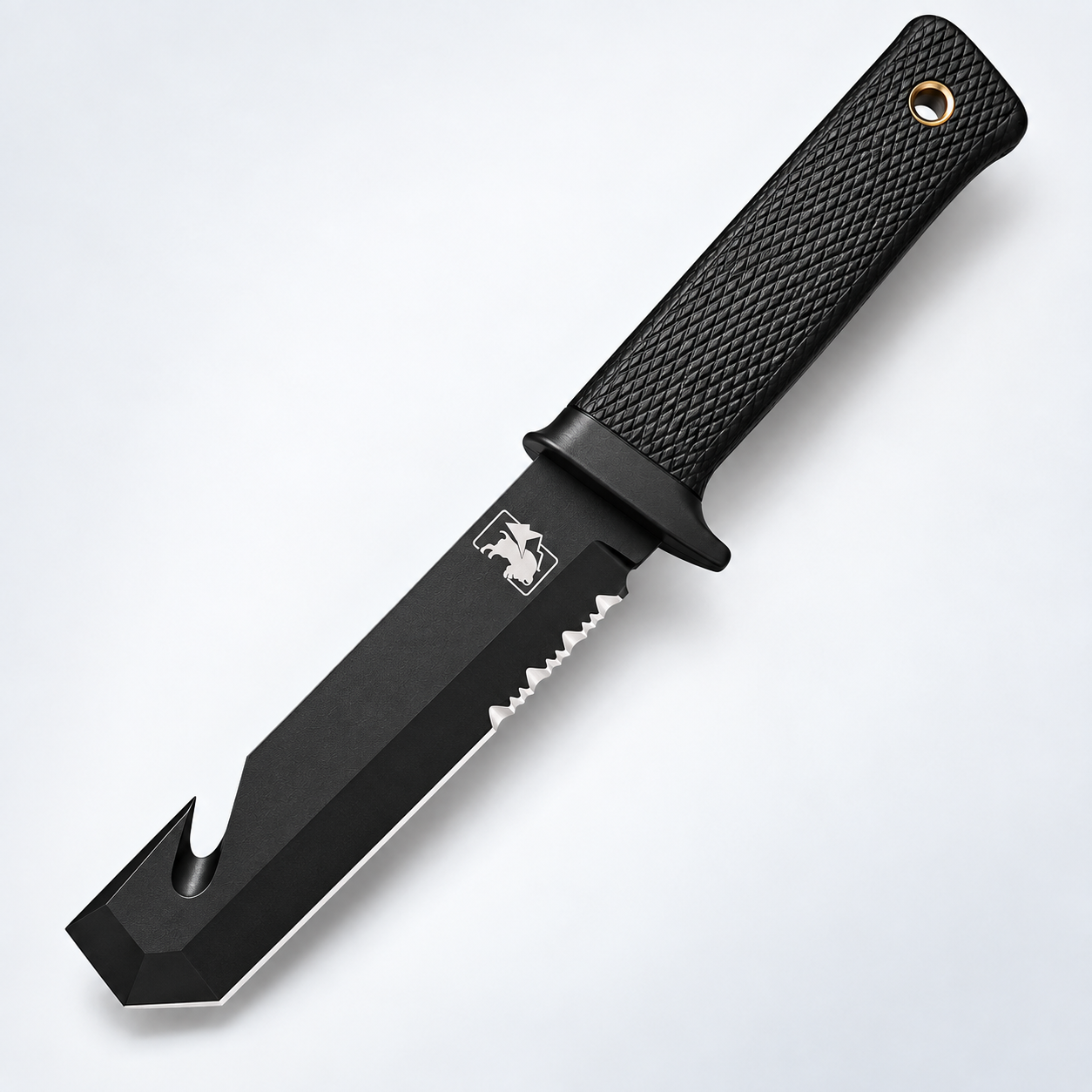 BISONBERG Kitchen Meat Knife for Chopping, Dicing and Mincing, Professional Chef Blade for Home Kitchen and Outdoor Camping (Cap Opener)