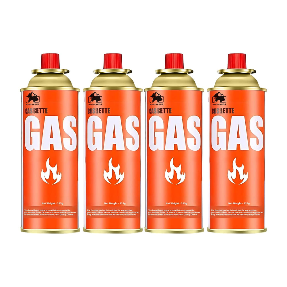 Butane Gas Canister 225g to Refill Flame Lighters, Small Stove, Flame Torch, Welding Fuel Gas, Camping Stove (with Universal Nozzle/Pin). image 0
