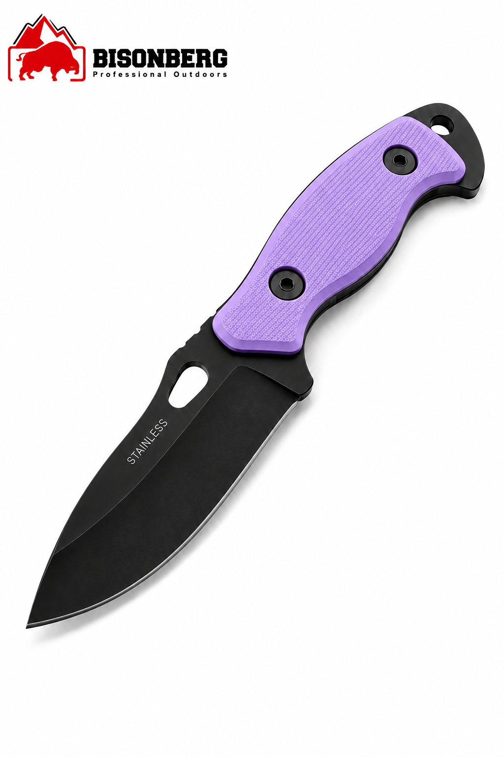 Bisonberg l  Compact Refurbished  Fixed Blade Knife  | Outdoor Camping & Survival Knife