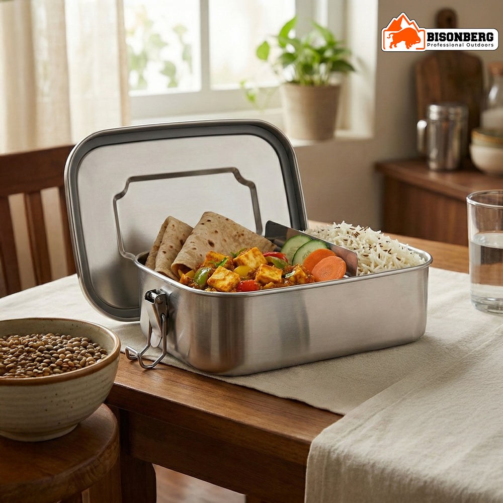 Stainless Steel Bento Lunch Box | 1200ml Leak-Proof Lunch Container” image 2