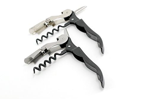 Metal Double Hinged Restaurant Waiter Quality Compact Corkscrew with Foil Cutter. image 3
