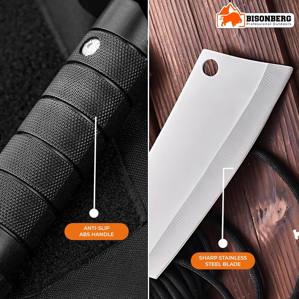 BISONBERG Kitchen Knife/Meat Knife for Kitchen Home & Outdoor Cooking Use Ideal for Portable, Travel - Silver image 2