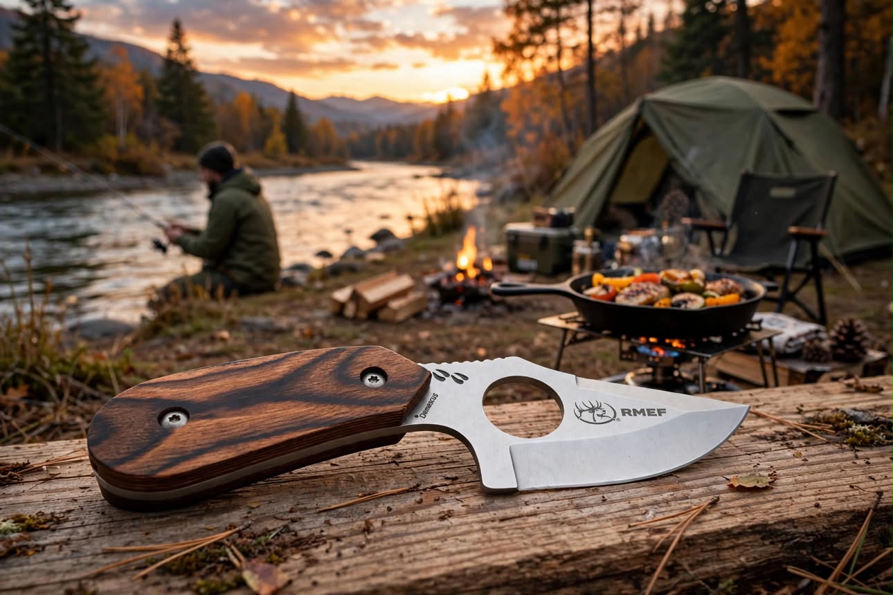 Kitchen Utility Knife, Wooden Handle, Professional Fruit and Vegetable Cutter, Portable- Knife Browning model 087 hunting knife with sheath