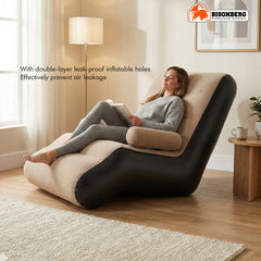 Inflatable Lounge Chair – Portable Comfortable Indoor & Outdoor Sofa image 2