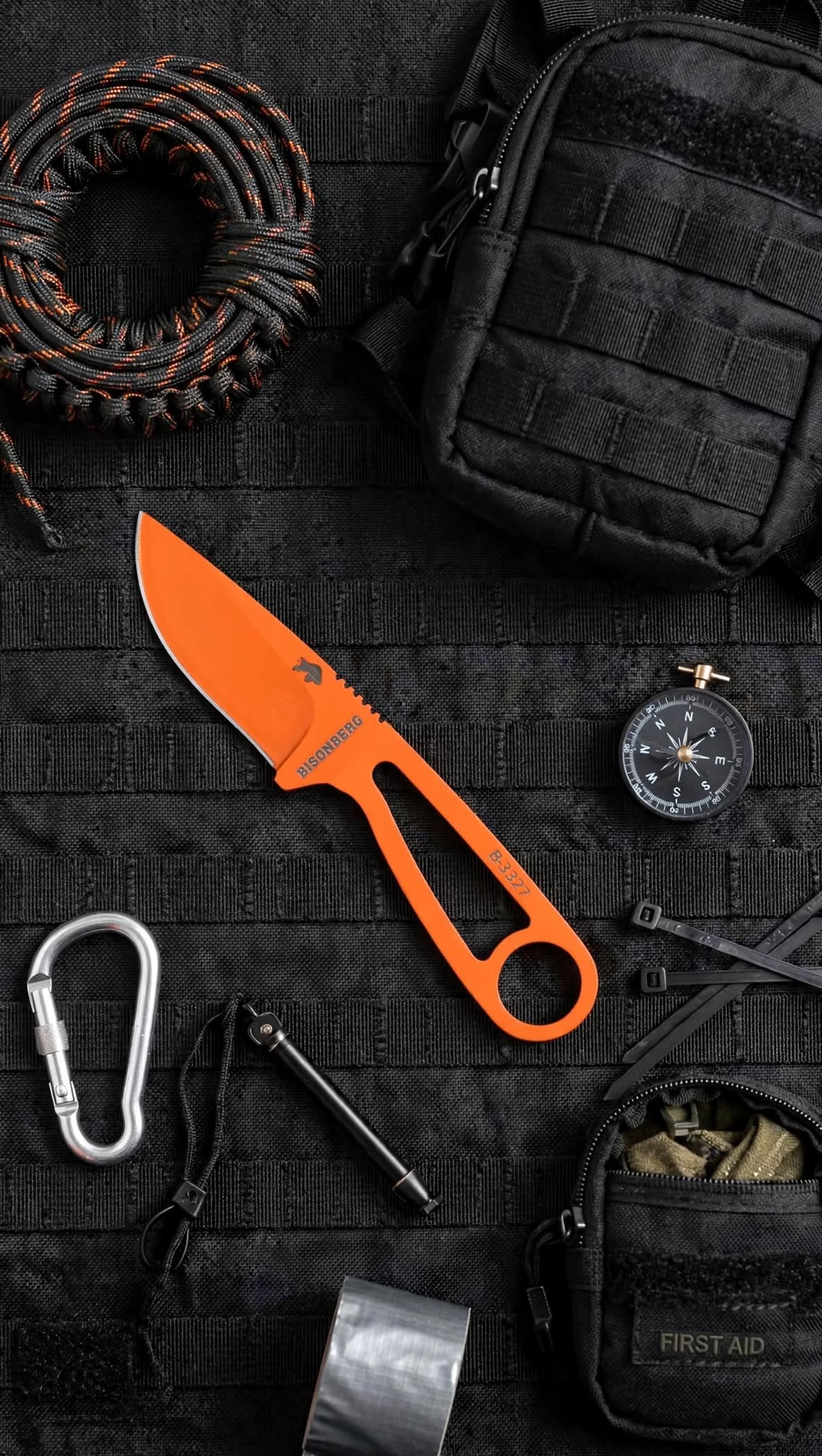 Bisonberg l  fixed Blade,Skeleton Handle,Kitchen Utility And Outdoor Camping Knife, Cutter|