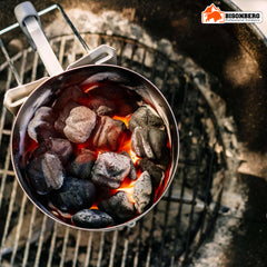 Bisonberg BBQ Charcoal Briquettes – 1KG | Long-Lasting Heat for Outdoor Grilling & BBQ image 2