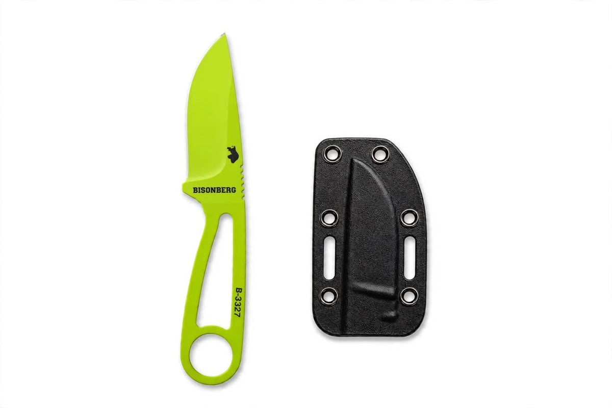 BISONBERG |Fixed Blade, Skeleton handle Knife| Heavy Duty Survival Knife For Camping,Hunting & Outdoor Use