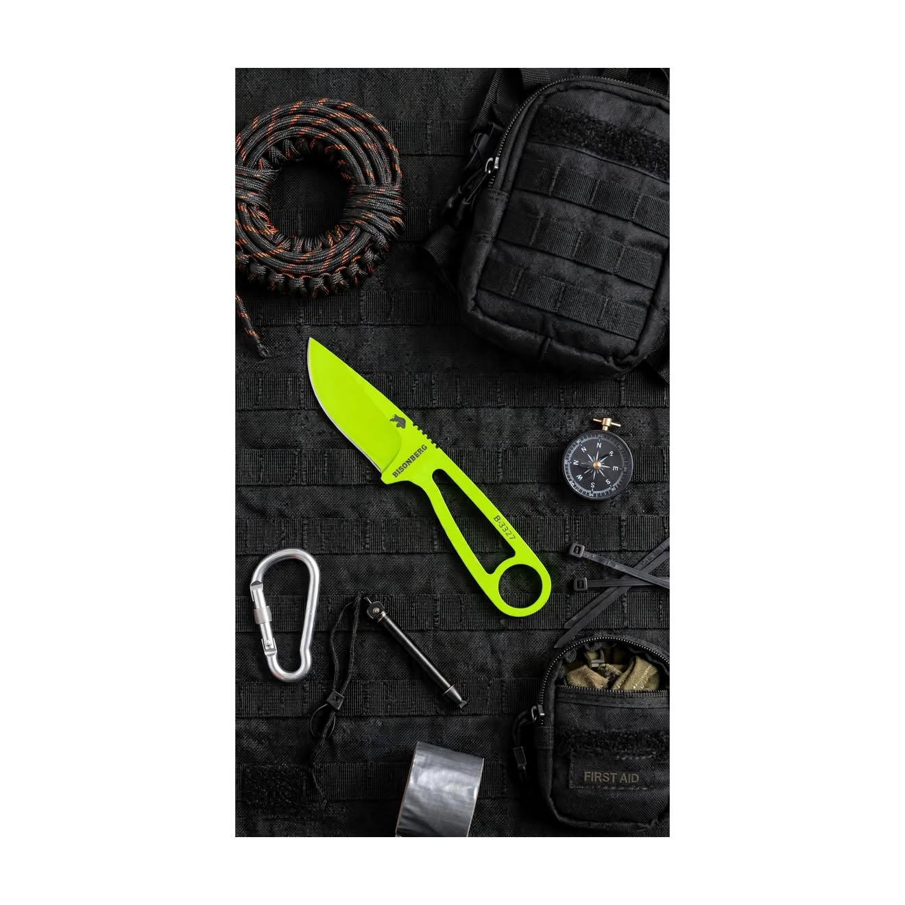 BISONBERG |Fixed Blade, Skeleton handle Knife| Heavy Duty Survival Knife For Camping,Hunting & Outdoor Use