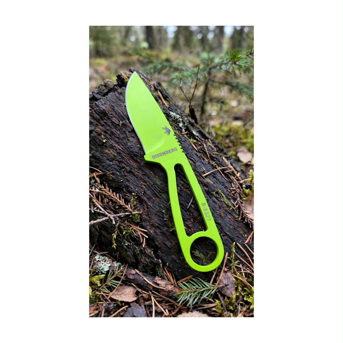 BISONBERG |Fixed Blade, Skeleton handle Knife| Heavy Duty Survival Knife For Camping,Hunting & Outdoor Use