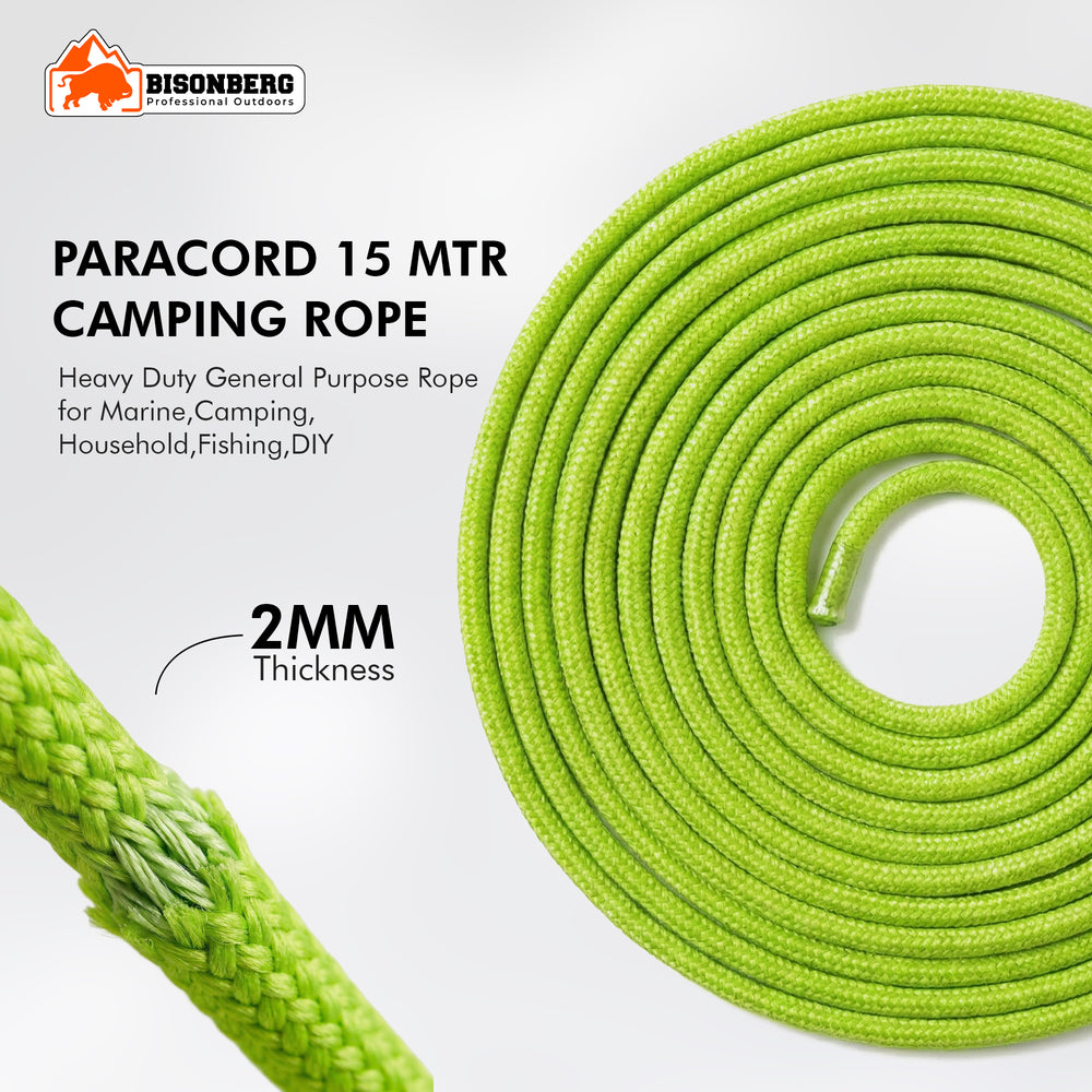 Durable Utility Paracord Rope – 30 ft Strong Camping Cord image 2