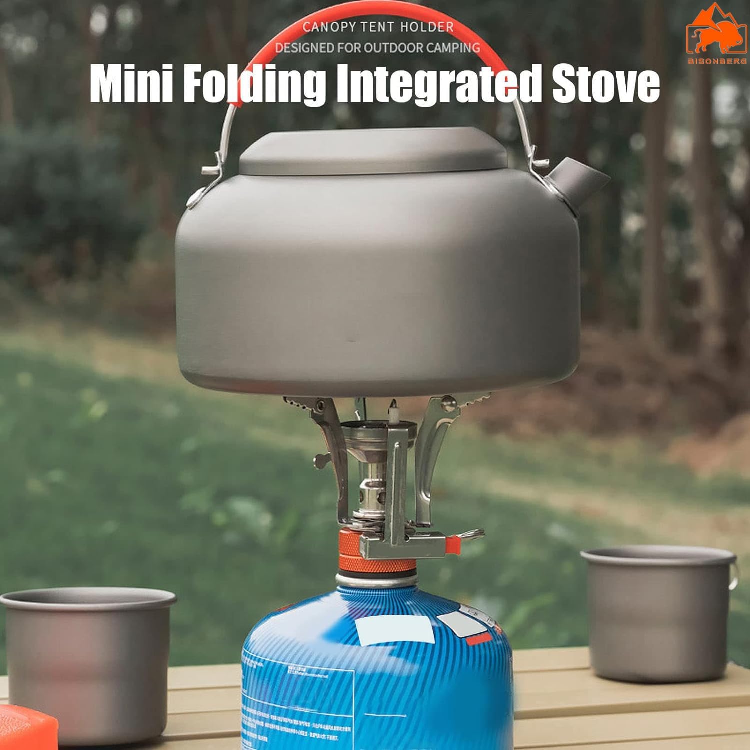 Portable Stove | Butane Gas Burner | Camping, Hiking, Picnic | Stainless Steel Body | Folding Furnace image 8
