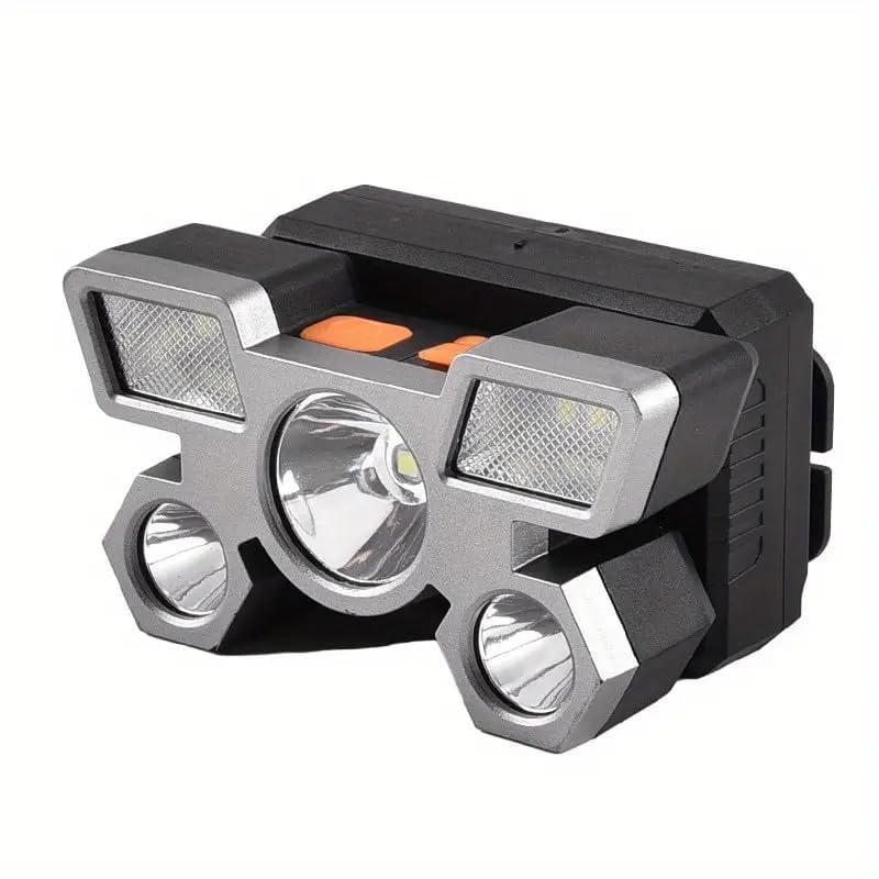 Bisonberg LED Headlamp, Rechargeable Waterproof Head Torch, Camping Hiking Hunting Light image 0