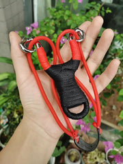 Bisonberg Traditional Metal Slingshot, Gulel, Catapult, High Precision Slingshot Toy for Outdoor Play and Fun, with Free Rubber Band- Color May Vary image 0