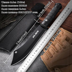 BISONBERG Kitchen Knife/Utility Knives for Kitchen Home & Office Use Ideal for Portable, Travel - Wooden & Black image 1