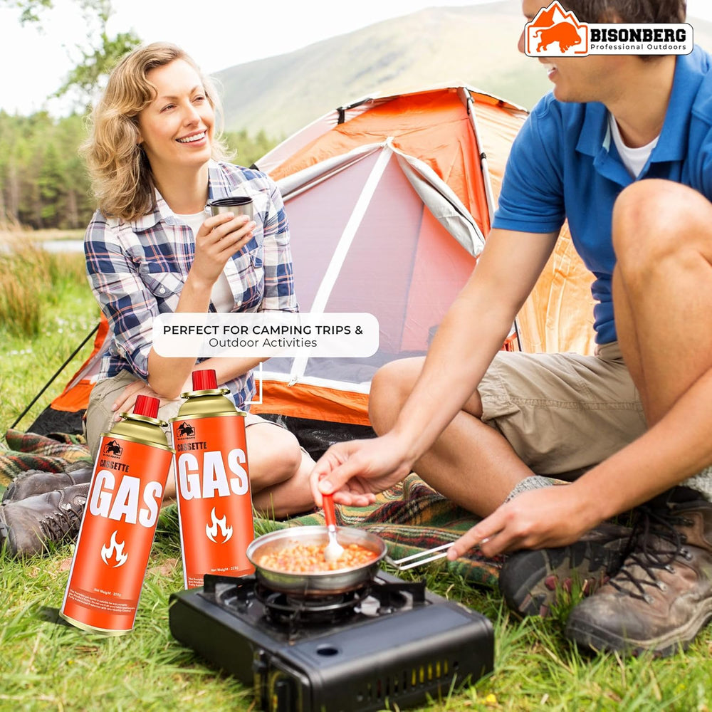Butane Gas Canister 225g to Refill Flame Lighters, Small Stove, Flame Torch, Welding Fuel Gas, Camping Stove (with Universal Nozzle/Pin). image 4