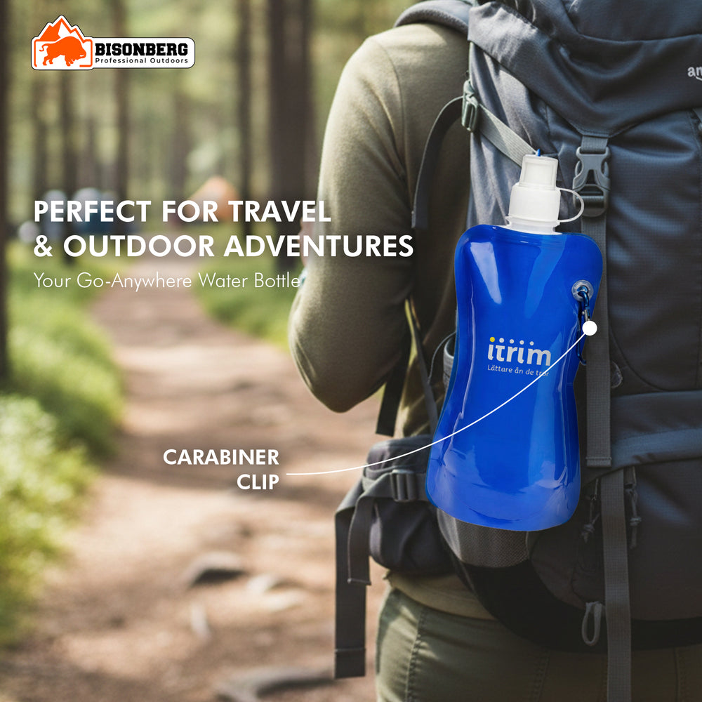 Collapsible Water Bottle – Portable Foldable Travel Flask image 2