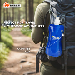 Collapsible Water Bottle – Portable Foldable Travel Flask image 2