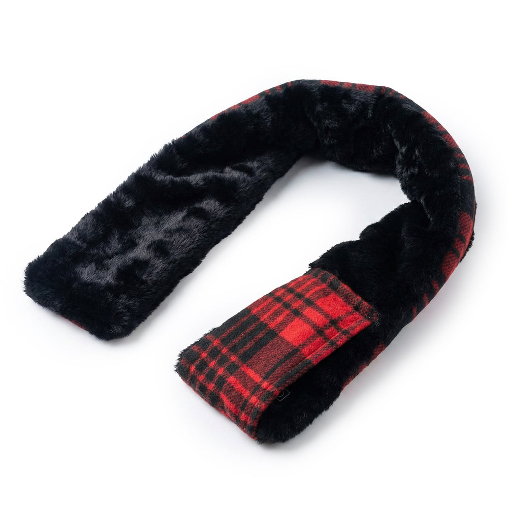 Bisonberg USB Powered Electric Heated Muffler Scarf for Winter | Soft Fur Lined | Adjustable Heat Levels | Ideal for Camping, Travel & Extreme Cold image 0