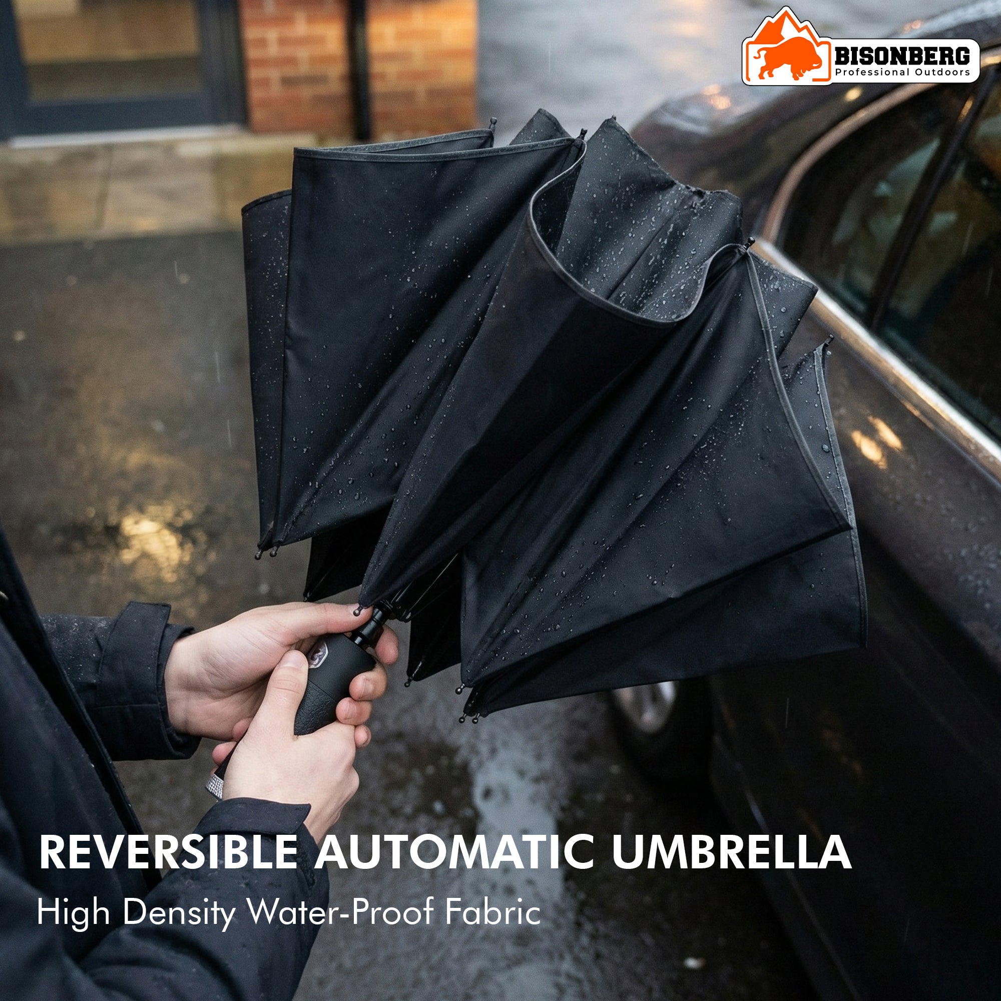 UV Protection Travel Umbrella – Compact Windproof Folding Umbrella image 4