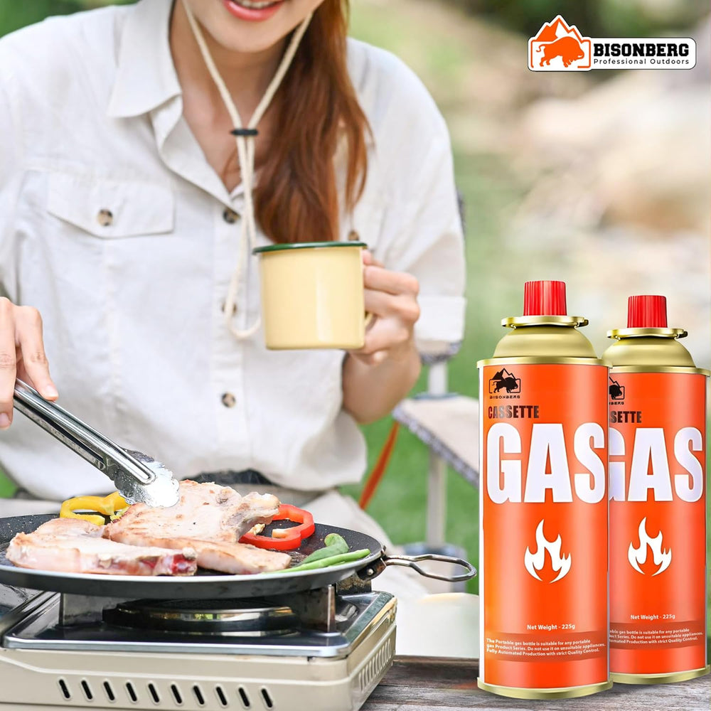 Butane Gas Canister 225g to Refill Flame Lighters, Small Stove, Flame Torch, Welding Fuel Gas, Camping Stove (with Universal Nozzle/Pin). image 5