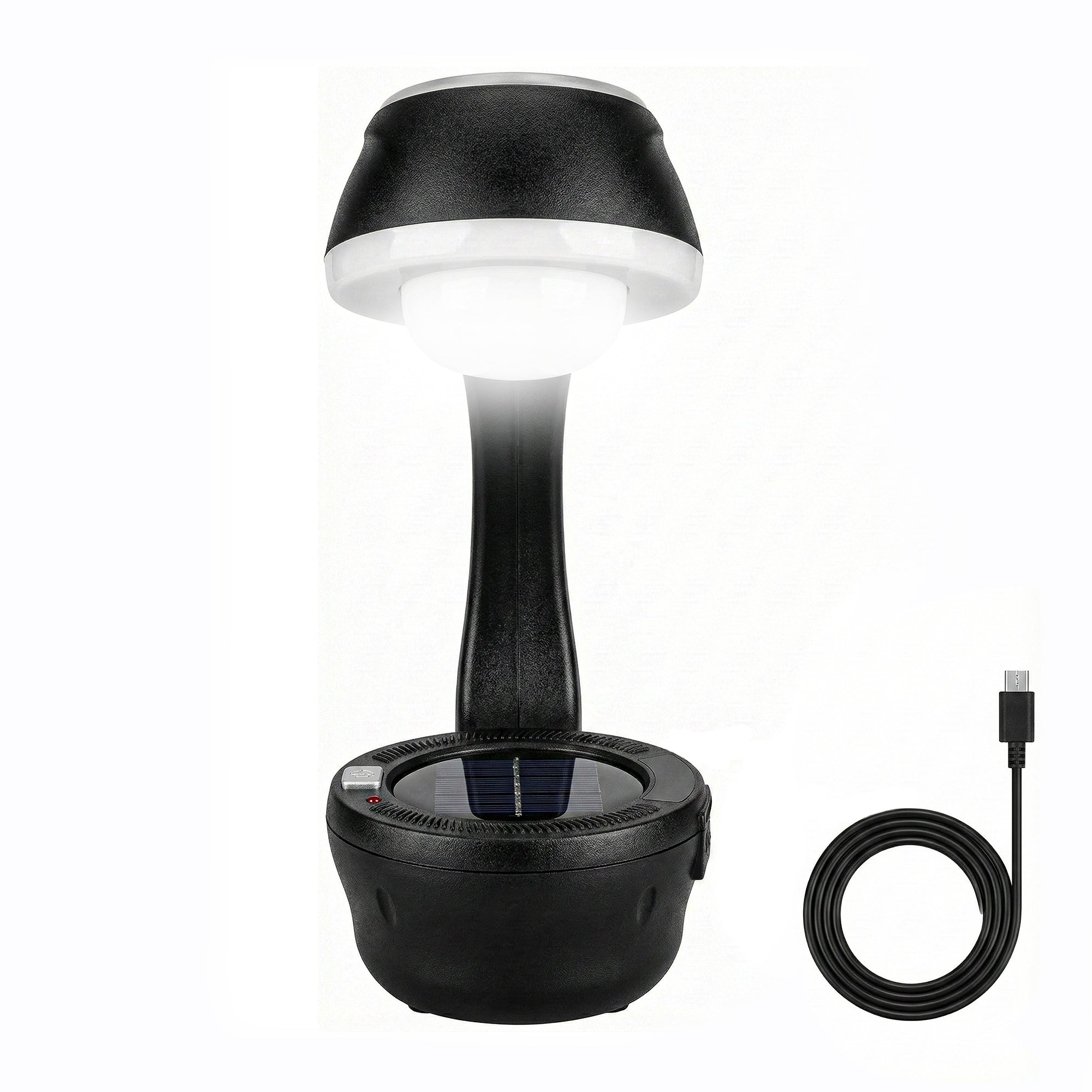 Solar Rechargeable Mushroom Lamp – Outdoor LED Garden & Camping Light image 0