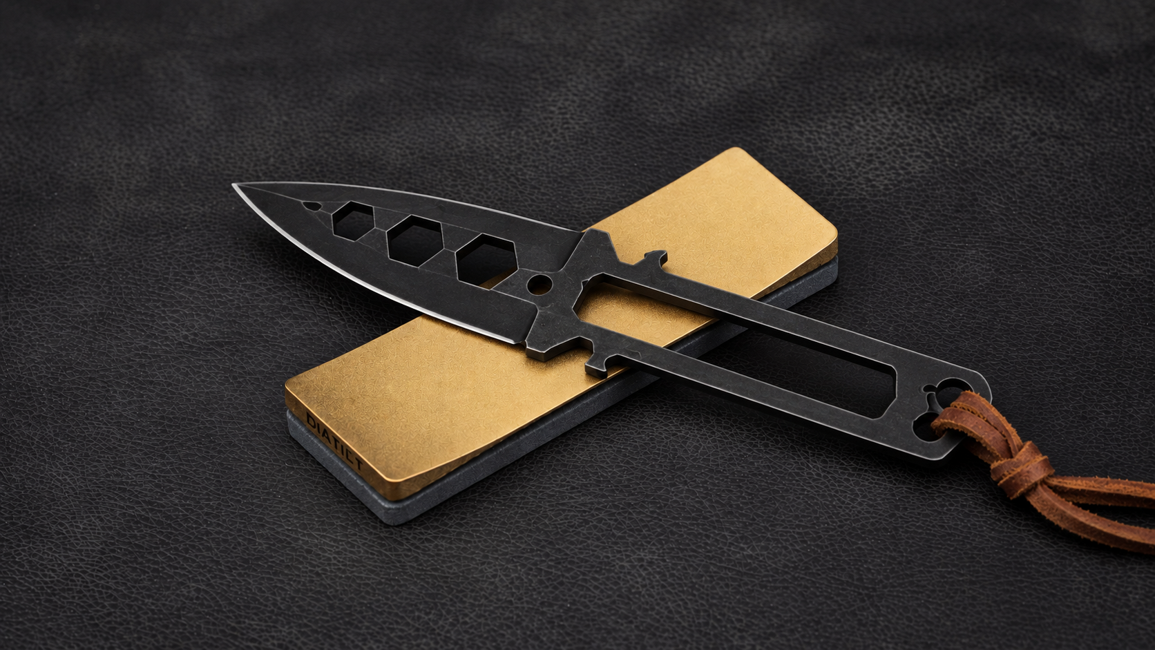 Bisonberg |Skeletonized Fixed Blade Camping & Outdoor Survival Knife