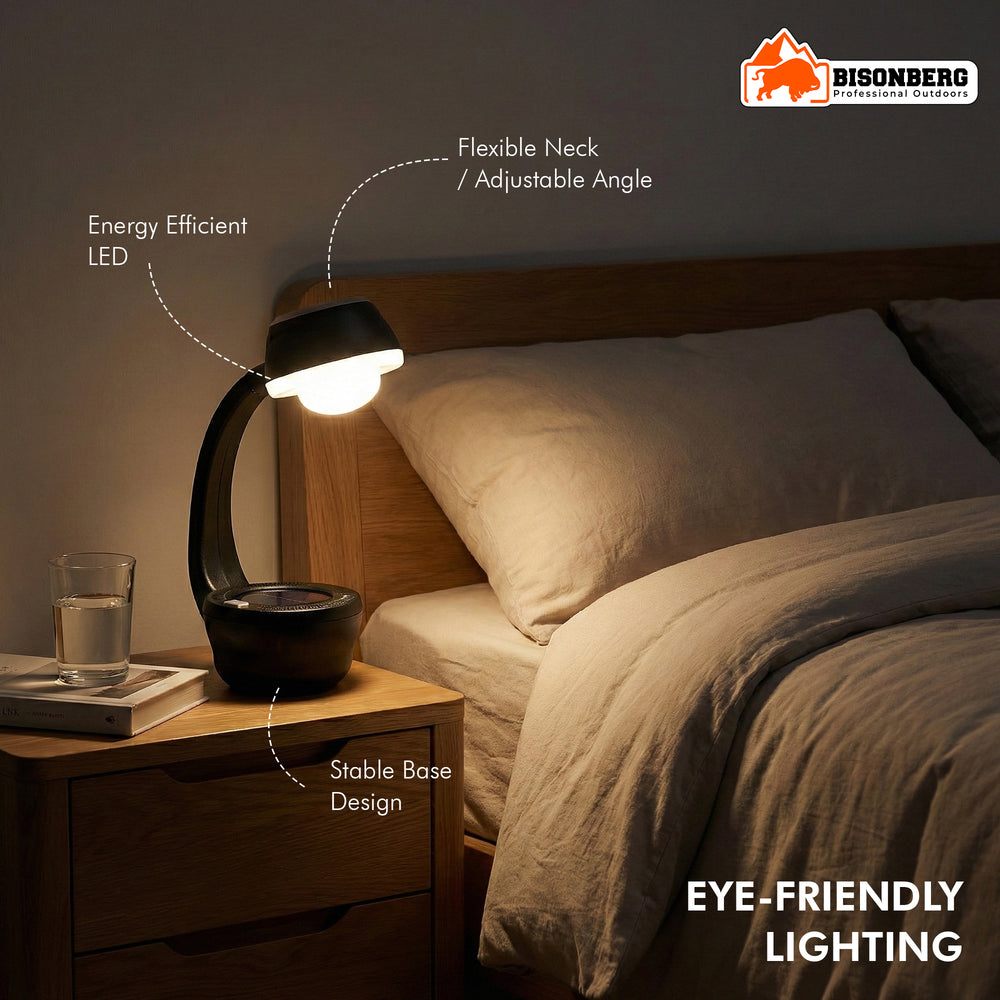 Solar Rechargeable Mushroom Lamp – Outdoor LED Garden & Camping Light image 4