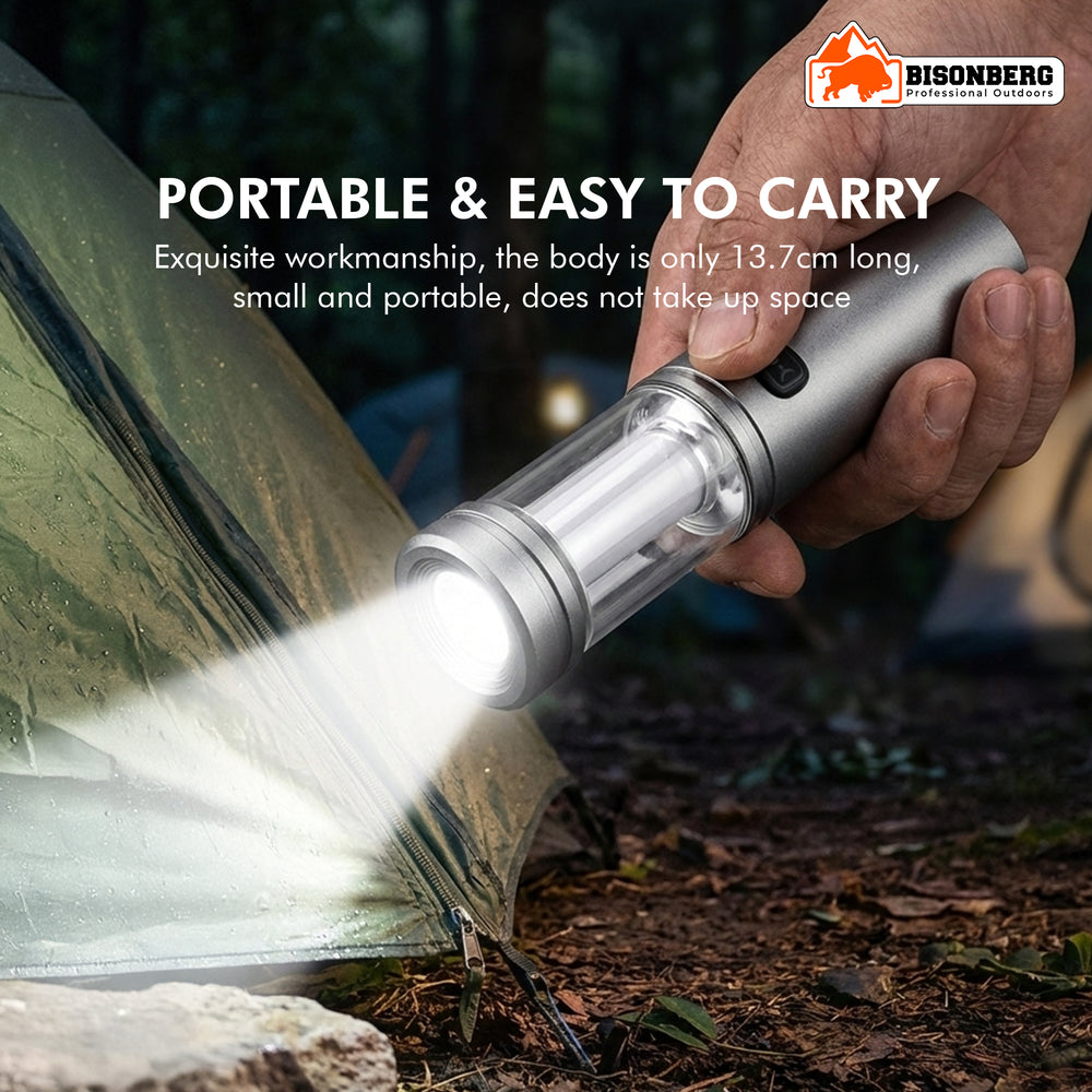 Rechargeable Camping Lamp with Shade – Portable LED Outdoor Light image 5