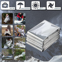 Emergency Blanket Thermal Survival Sheet | Waterproof, Windproof & Compact image 1