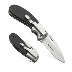 Stainless Steel Folding Pocket Knife – Outdoor Camping & Utility Tool image 0