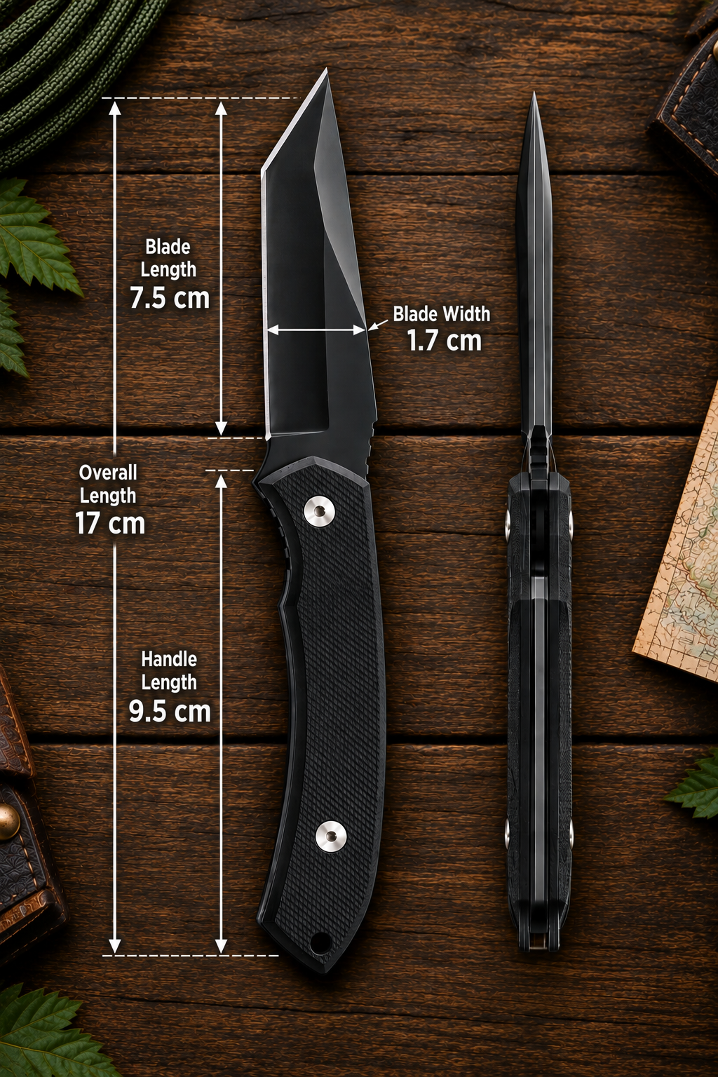 BisonbergBISONBERG |Professional Refurbished Fixed Blade , Rugged • Reliable • Adventure And Camping, Outdoor Knife