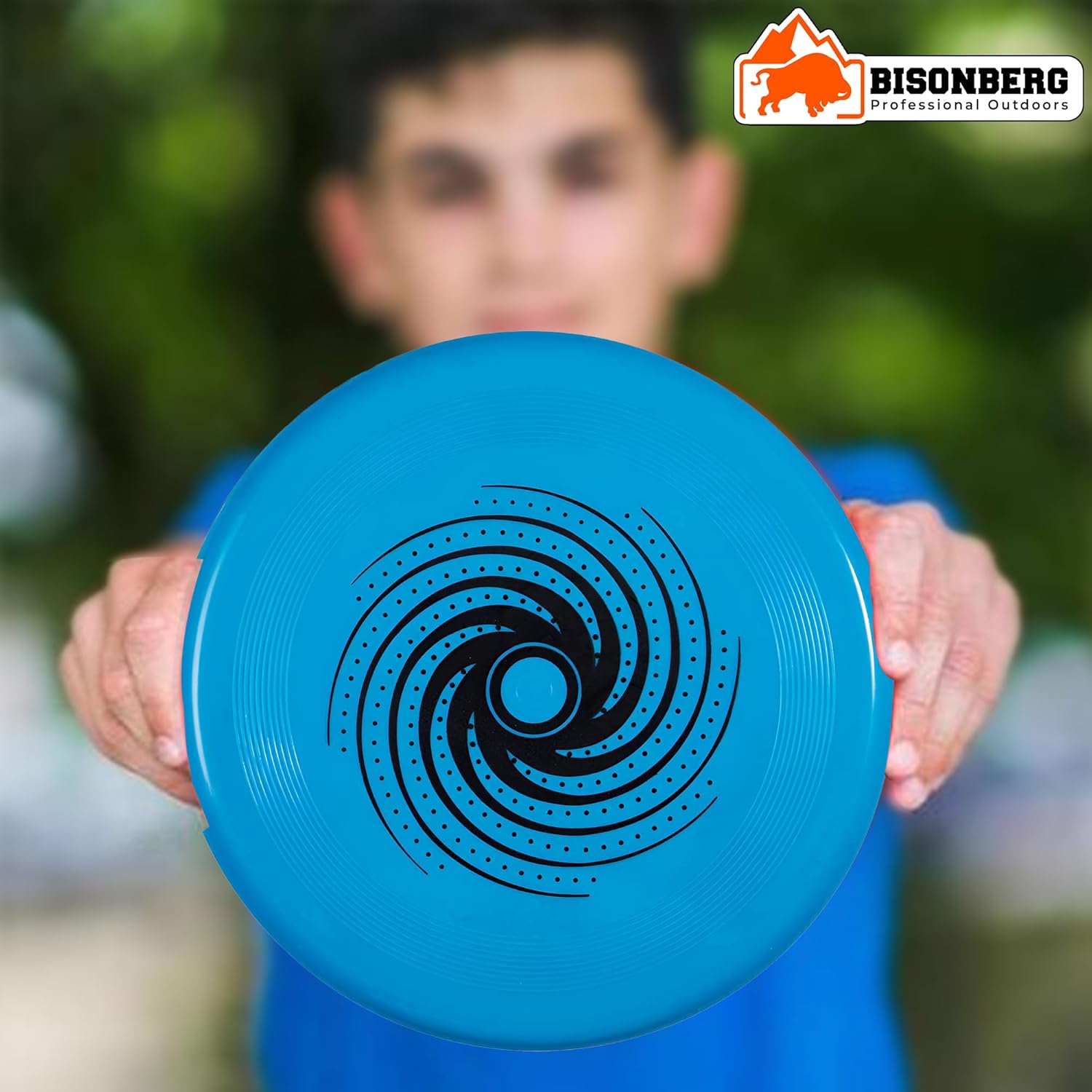 Bisonberg Frisbee for Outdoor Sports Games/Throwing Discs for Kids, Flying Disc Toy for Girls and Boys, Unbreakable Soft Flexible Plastic image 4