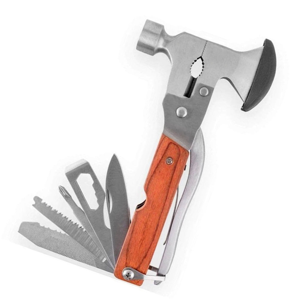 Aluminium- Multi-Tool 16-In-1 Upgraded Axe Hammer For Outdoor Adventures image 0