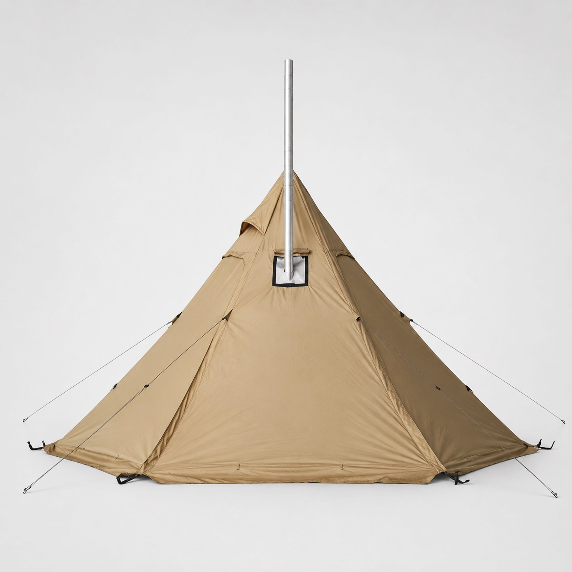3 Person Tipi Camping Tent with Stove Jack | Waterproof Bell Tent for Winter Camping