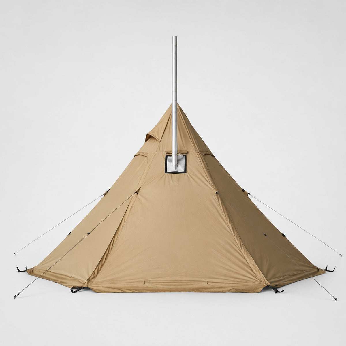 3 Person Tipi Camping Tent with Stove Jack | Waterproof Bell Tent for Winter Camping