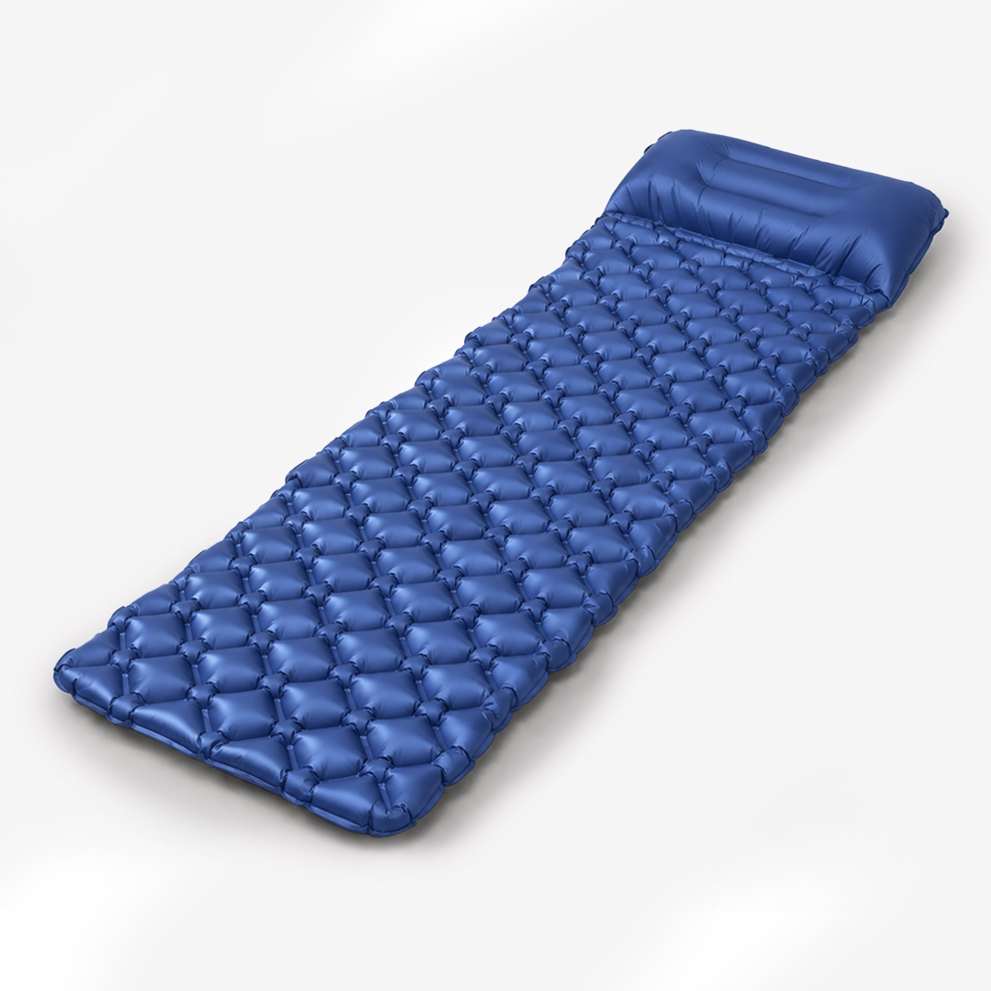 Sleeping pad for Camping, Mat with Built-in Foot Pump & Pillow, Inflatable Air Mattress, Compact Sleeping pad, Sleeping Mat for Hiking Traveling Tent